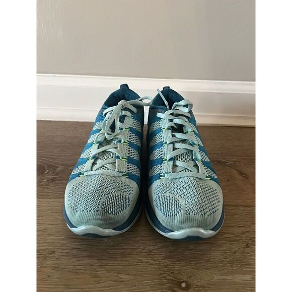 Nike Shoes Flyknit LUNAR2 Running Women’s 7.5 Glacier Ice Turquoise 620658 414 - Picture 4 of 9